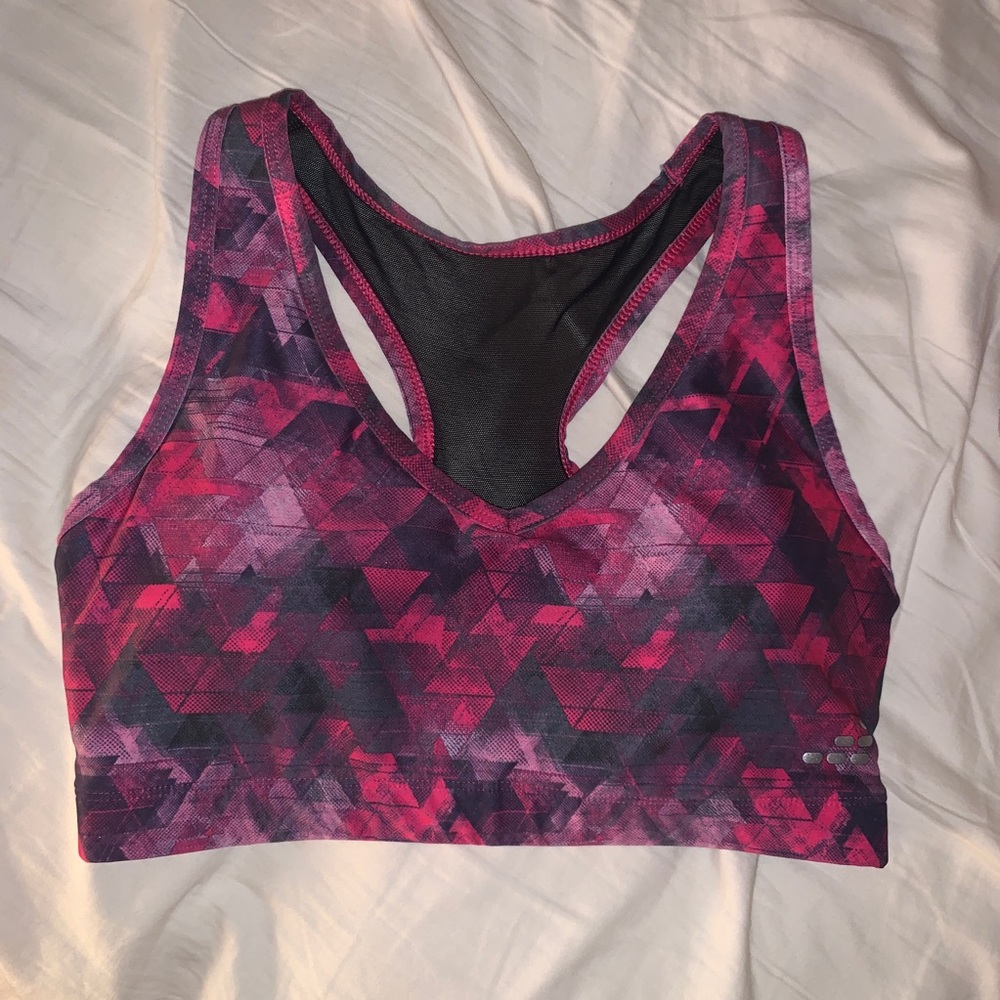 BCG Tru Wick Pink Sports Bra Size Small